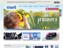 Tablet Screenshot of calzadoscrios.com